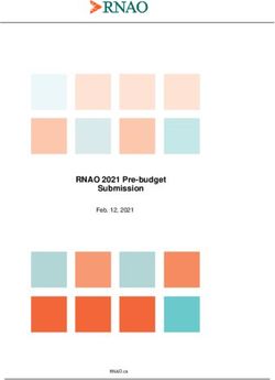 RNAO 2021 Pre-budget Submission - Registered Nurses ...