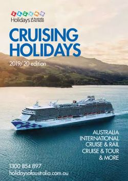 AUSTRALIA INTERNATIONAL CRUISE & RAIL CRUISE & TOUR & MORE - 2019/20 edition - 1300 854 897 holidaysofaustralia.com.au