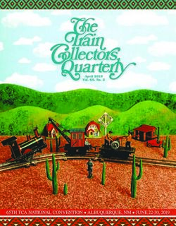 65TH TCA NATIONAL CONVENTION ALBUQUERQUE, NM JUNE 22-30, 2019 - April 2019 Vol. 65, No. 2