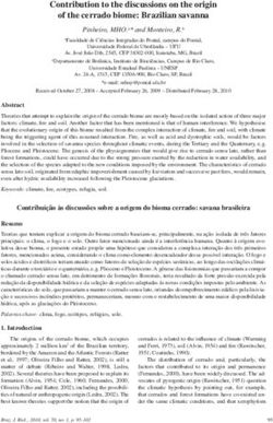 Contribution to the discussions on the origin of the cerrado biome: Brazilian savanna