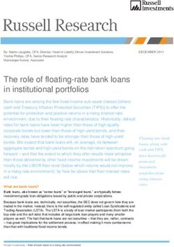 The role of floating-rate bank loans in institutional portfolios