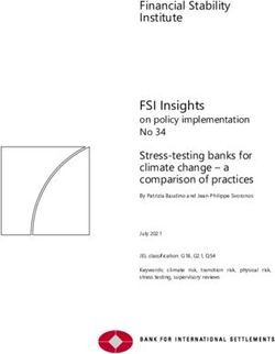 FSI Insights Stress-testing banks for climate change - a comparison of practices