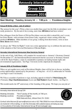 Amnesty International Group 524 January 2018 - Amnesty International Pittsburgh