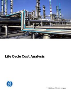 Life Cycle Cost Analysis - 2021 General Electric Company