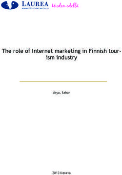 The role of Internet marketing in Finnish tour- ism industry - Arya, Sahar - 2013 Kerava
