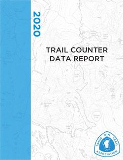 TRAIL COUNTER DATA REPORT - Tahoe Rim Trail Association