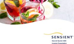 Second Quarter 2020 Investor Presentation