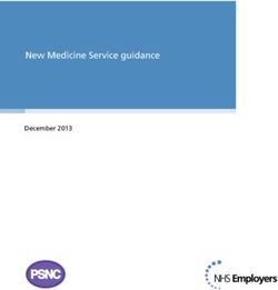 New Medicine Service guidance - December 2013