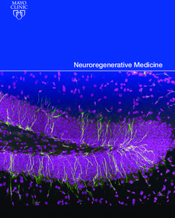Neuroregenerative Medicine