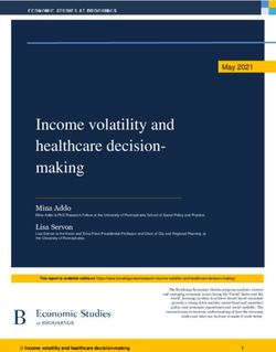 Income volatility and healthcare decision-making - Brookings ...