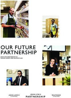 OUR FUTURE PARTNERSHIP - John Lewis Partnership