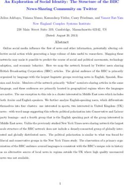 An Exploration of Social Identity: The Structure of the BBC News-Sharing Community on Twitter