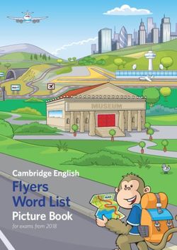 Flyers Word List Picture Book - for exams from 2018