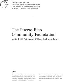 The Puerto Rico Community Foundation - Maria del C. Arteta and William Lockwood-Benet