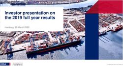 Investor presentation on the 2019 full year results - Hamburg, 25 March 2020 - HHLA