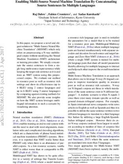 Enabling Multi-Source Neural Machine Translation By Concatenating Source Sentences In Multiple Languages