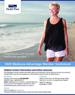 2020 Medicare Advantage Member Guidebook - Health First