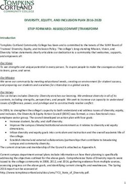 DIVERSITY, EQUITY, AND INCLUSION PLAN 2016-2020 STEP FORWARD: ASSESS|COMMIT|TRANSFORM