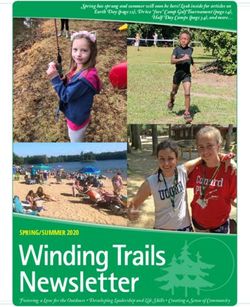 SPRING/SUMMER 2020 - Spring has sprung and summer will soon be here! Look inside for articles on Earth Day (page 12), Drive "fore" Camp Golf ...