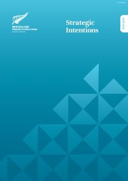 Strategic Intentions - New Zealand Ministry of Foreign Affairs ...