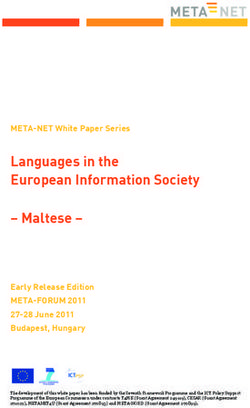 Languages in the European Information Society