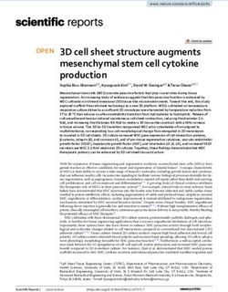 3D cell sheet structure augments mesenchymal stem cell cytokine production - Nature
