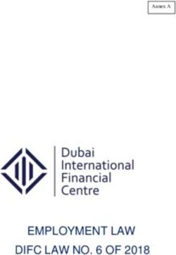 EMPLOYMENT LAW DIFC LAW NO. 6 OF 2018