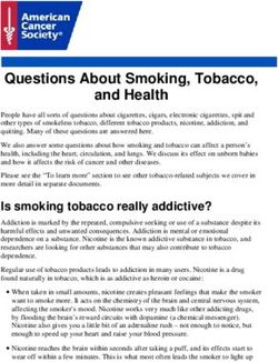 Questions About Smoking, Tobacco, and Health