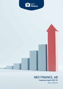 NEO FINANCE, AB Corporate report 2021 H1 Vilnius | 2021-07-30 - Nasdaq