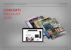 CONCERTI MEDIA KIT 2020 - CONCERTI DAS KONZERT- UND OPERNMAGAZIN