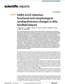 SARS COV2 INFECTION: FUNCTIONAL AND MORPHOLOGICAL CARDIOPULMONARY CHANGES IN ELITE HANDBALL PLAYERS - NATURE