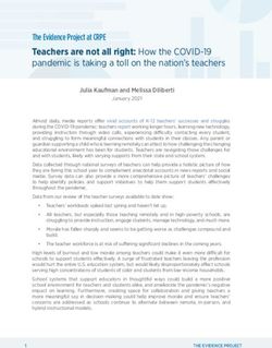 Teachers are not all right: How the COVID-19