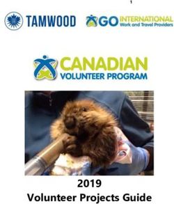 Volunteer Projects Guide 2019