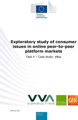 Exploratory study of consumer issues in online peer-to-peer platform markets - Task 4 - Case study: eBay