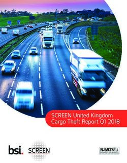 SCREEN United Kingdom Cargo Theft Report Q1 2018 - NMU