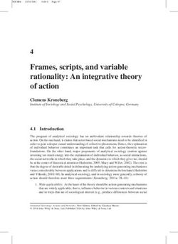 Frames, scripts, and variable rationality: An integrative theory of action - Clemens Kroneberg