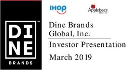 Dine Brands Global, Inc. Investor Presentation March 2019