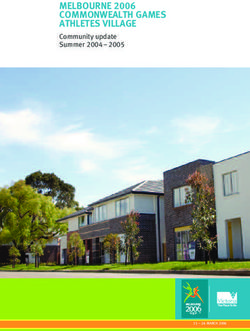 MELBOURNE 2006 COMMONWEALTH GAMES ATHLETES VILLAGE - Community update Summer 2004 -2005