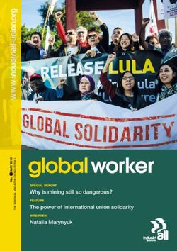 Global worker Why is mining still so dangerous? The power of international union solidarity - IndustriALL Global Union