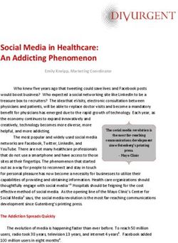 Social Media in Healthcare: An Addicting Phenomenon