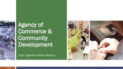 Agency of Commerce & Community Development - 2021 Legislative Session Wrap-Up - Town of Bristol, Vermont