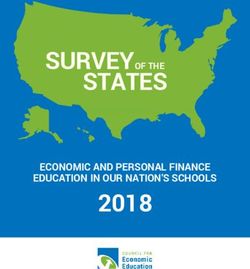 SURVEY STATES - 2018 ECONOMIC AND PERSONAL FINANCE EDUCATION IN OUR NATION'S SCHOOLS - Council for Economic Education