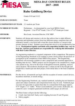 Rube Goldberg Device Grades 9/10 and 11/12 - MESA