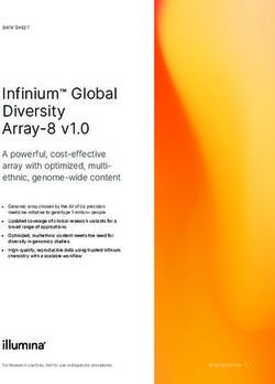 Infinium Global Diversity Array-8 v1.0 - A powerful, cost-effective array with optimized, multi-ethnic, genome-wide content - Illumina