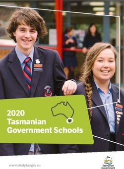 2020 Tasmanian Government Schools - www.study.tas.gov.au - Study in Tasmania