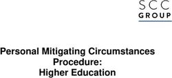 Personal Mitigating Circumstances Procedure: Higher Education - Salford City ...