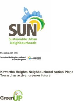 Kawartha Heights Neighbourhood Action Plan: Toward an active, greener future - In association with: GreenUP