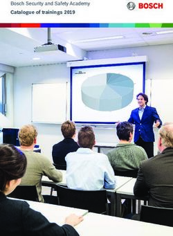 Bosch Security And Safety Academy - Catalogue Of Trainings 2019 - Bosch ...