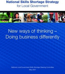 New ways of thinking - Doing business differently - National Skills Shortage Strategy