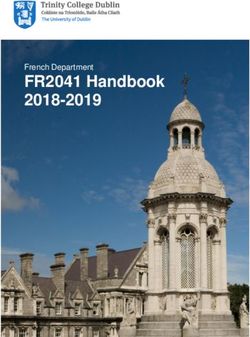 FR2041 Handbook 2018-2019 - French Department F - Trinity College Dublin